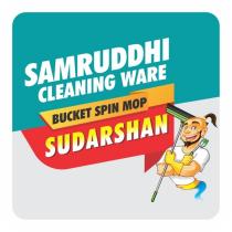 SAMRUDDHI -CLEANING WARE - BUCKET SPIN MOP - SUDARSHAN