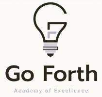a light bulb represented as GF - Go Forth Academy of Excellence
