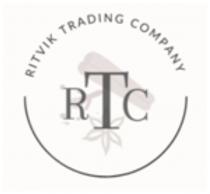RTC logo trading style Ritvik trading company as per