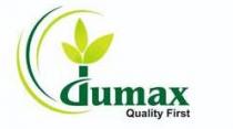 dumax with Slogan 'Quality First and Devices-Label