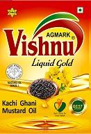 of Vishnu Liquid Gold Kachi Ghani Mustard Oil