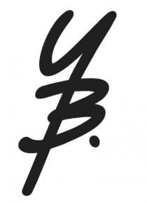 YB with a Dot on right side of letter B