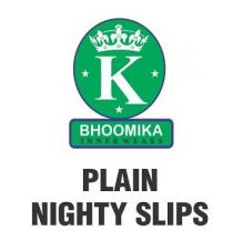 K BHOOMIKA PLAIN NIGHTY SLIPS
