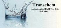 TRANSCHEM BACTERIOLOGICAL FIELD TEST KIT / H2S VIALS