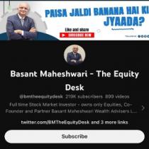 Basant Maheshwari - the equity desk