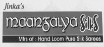 Jinka's maangalya SilkS Mfrs of: Hand Loom Pure Silk Sarees