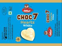 OTTER CHOC7 - HEARTZ WHITE