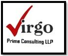 VIRGO PRIME CONSULTING LLP WITH LETTER V AS TICK MARK IN RED COLOUR