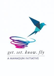 Bird Figure with Ring get set know fly A Mahagun Initiative