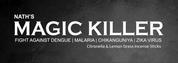 NATH'S MAGIC KILLER FIGHT AGAINST DEGUE MALARIA CHIKANGUNIYA ZIKA VIRUS CITRONELLA & LEMON GRASS INCENSE STICKS