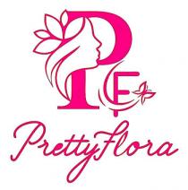 PRETTY FLORA WITH PF AND FACE OF LADY