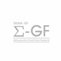 SIGMA Ã¢ÂÂGF Alpha granules + Growth factor therapy kit