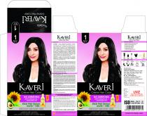 KAVERI CREME HAIR COLOUR BLACK