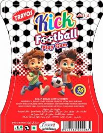 TRAVOS KICK FOOTBALL PLAY GUM