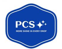 PCS MORE SHINE IN EVERY DROP