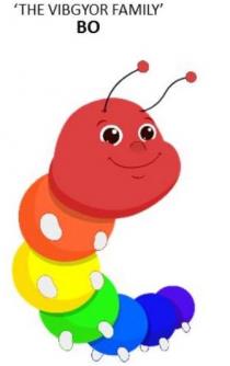 THE VIBGYOR FAMILY - BO WITH A A CATERPILLAR