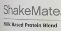 ShakeMate Milk Based Protein Blend