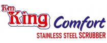 KM KING COMFORT STAINLESS STEEL SCRUBBER