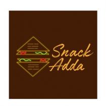 MULTI COLOURED IMAGE OF A SLICED SANDWICH;Ã¢ÂÂSNACK ADDAÃ¢ÂÂ
