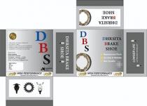 DBS DHRSITA BRAKE SHOE