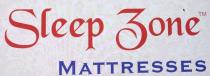 SLEEP ZONE MATTRESSES