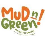 MUD n GReen with exclamation mark and tagline Known for Quality