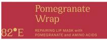 82ÃÂ°E Pomegranate Wrap REPAIRING LIP MASK