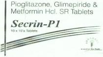 Pioglitazone, Glimepiride & Metformin Hcl. SR Tablets Secrin-P1