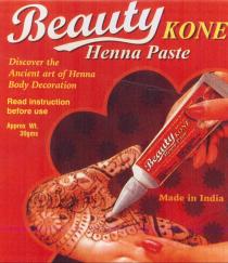 Beauty KONE Heena Paste