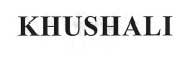 KHUSHALI