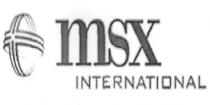 MSX INTERNATIONAL
