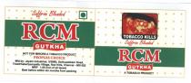 TOBACCO KILLS Saffron Blended RCM GUTKHA