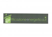 certificazioneenergetica.it Il logo si presenta con le parole certificazione ed energetica.it poste in successione in linea retta, principalmente di colore verde certificazioneenergetica.it logo si presenta con le parole certificazione ed energetica.it poste in successione in linea retta, principalmente di colore verde RGB 140,198,63, poste su uno sfondo di colore grigio scuro RGB 58,58,58 ed unite dal prolungamento virtuale del tratto orizzontale della lettera e di energetica.it . Quest ultima lettera è composta da un doppio tratto nero di bordo, con riempimento bianco: tale tratto appare unico ed ininterrotto, tanto che, partendo dal tratto orizzontale e dalla sinistra della lettera, prosegue e curva a sinistra, andando poi a passare dietro il tratto orizzontale e dalla sinistra della lettera prosegue e curva a sinistra, andando poi a passare dietro il tratto orizzontale stesso e formando quindi la lettera e . Le lettere cer di certuificazione sono invece di colore bianco e poste al di sopra di una casetta stilizzata dello stesso colore verde della scritta principale. Il puntino della i di .it, così come lo sfaito del comignolo della casetta stilizzata, sono rappresentati come una foglia, dello stesso colore verde della casetta stilizzata e della scritta principale. All interno della casetta stilizzata, infine, al di sotto della lettera c della parola certificazione, trova posto un grafico a linee stilizzato simboleggiante una scala energetica, composto da tre barre trasversali di diversa altezza e di colore bianco. certificazioneenergetica.it