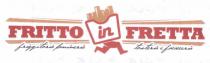 IL MARCHIO E COSTITUITO DALLA DICITURA IN CARATTERI DI FANTASIA DI COLORE ROSSO FRITTO IN FRETTA, CON LA IN INSERITA MARCHIO E COSTITUITO DALLA DICITURA IN CARATTERI DI FANTASIA DI COLORE ROSSO FRITTO IN FRETTA, CON LA IN INSERITA ALL INTERNO DI UN SACCHETTO DI PATATINE FITTE DI COLORE SENAPE CON ALLA BASE DELLE GAMBE IN CAMMINO SEMPRE DI COLORE ROSSO . LA DICITURA E INSERITA IN DUE TRATTI ORIZZONTALI DI COLORE SENAPE, CON DICITURE SOTTOSTANTI IN CARATTERE DIFFERENTE E COLORE NERO FRIGGITORIA PANINERIA TOSTERIA E FOCACCERIA IL MARCHIO E COSTITUITO DALLA DICITURA IN CARATTERI DI FANTASIA DI COLORE ROSSO FRITTO IN FRETTA, CON LA IN INSERITA