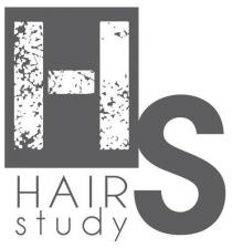 marchio è costituito dalla dicitura HS HAIR STUDY in caratteri di fantasia e da elementi figurativi, come da esemplare marchio è costituito dalla dicitura HS HAIR STUDY in caratteri di fantasia e da elementi figurativi, come da esemplare allegato. Il marchio è costituito dalla dicitura HS HAIR STUDY in caratteri di fantasia e da elementi figurativi, come da esemplare