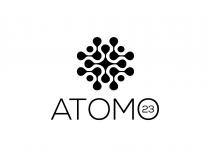 MARCHIO COSTITUITO DALLA PAROLA ATOMO IN PARTICOLARE FORMA E CARATTERE DI STAMPA FORMATO MAIUSCOLO E AL NUMERO 23 CHE INSISTE MARCHIO COSTITUITO DALLA PAROLA ATOMO IN PARTICOLARE FORMA E CARATTERE DI STAMPA FORMATO MAIUSCOLO E AL NUMERO 23 CHE INSISTE ALL INTERNO DELLA SECONDA LETTERA O. ASSOCIATA ALLA PAROLA LA STILIZZAZIONE DI UN ATOMO. MARCHIO COSTITUITO DALLA PAROLA ATOMO IN PARTICOLARE FORMA E CARATTERE DI STAMPA FORMATO MAIUSCOLO E AL NUMERO 23 CHE INSISTE