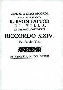 bvuon fattor agostinetti riccordo lxxix