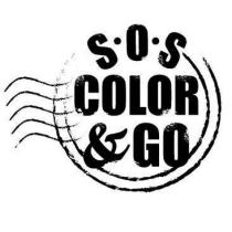 S.O.S COLOR GO in caratteri di fantasia sovrapposto a timbro postale, il tutto parzialmente sbiadito S.O.S COLOR GO in caratteri di fantasia sovrapposto a timbro postale, tutto parzialmente sbiadito S.O.S COLOR GO in caratteri di fantasia sovrapposto a timbro postale, il tutto parzialmente sbiadito