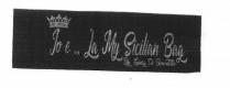 marchio è composto da una scritta Io e...La My Sicilian Bag By Giusy Di Benedetto sopra la I marchio è composto da una scritta Io e...La My Sicilian Bag By Giusy Di Benedetto sopra la I di Io è presente una corona a cinque punte, dopo la e ci sono tre punti e By Giusy Di Benedetto compare sotto la scritta Sicilian Bag. Il marchio è composto da una scritta Io e...La My Sicilian Bag By Giusy Di Benedetto sopra la I