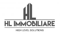 marchio riporta il nome del brand, HL IMMOBILIARE, con il relativo payoff High Level Solutions. H e L vengono marchio riporta il nome del brand, HL IMMOBILIARE, con il relativo payoff High Level Solutions. H e L vengono avvicinate per simulare dei palazzi. Il marchio riporta il nome del brand, HL IMMOBILIARE, con il relativo payoff High Level Solutions. H e L vengono