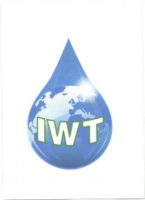 TITOLO: IWT INTERNATIONAL WARE TREATMENT IL MARCHIO CONSISTE IN UNA GOCCIA DI ACQUA CHE TIENE AL SUO TITOLO: IWT INTERNATIONAL WARE TREATMENT MARCHIO CONSISTE IN UNA GOCCIA DI ACQUA CHE TIENE AL SUO INTERNO IL PIANETA TERRA CON IN EVIDENZA LA SCRITTA IWT BORDATA DI VERDE E BIANCO NEL SUO INTERNO TITOLO: IWT INTERNATIONAL WARE TREATMENT