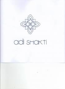 marchio è costituito dal nome adi shakti in caratteri di fantasia e da una figura che lo accompagna. Tale marchio è costituito dal nome adi shakti in caratteri di fantasia e da una figura che lo accompagna. Tale figura è costituita da otto petali, di cui: quattro posizionati sugli assi delle quattro direzioni nord, sud, ovest, est, ed altri quattro, di forma diversa e più piccola, posizionati in alternanza dai primi, sugli assi delle semi direzioni. Nove punti contornati, ciascuno posizionato all interno di un petalo ed un ultimo al centro della figura, richiamano gli stigmi del fiore, e, nell insieme, creano l effetto ottico del contorno puntinato di un quadrato rovesciato pieno. I nove punti sono connessi in parte tra loro tramite linee che, insieme, danno forma, al centro della figura, a quattro quadrati irregolari rovesciati, posizionati sugli assi delle quattro direzioni nord, sud, ovest, est . L intreccio delle linee di connessione tra lo stigma di nord e lo stigma di sud, richiama l intreccio dei canali energetici dello yoga. Il marchio è costituito dal nome adi shakti in caratteri di fantasia e da una figura che lo accompagna. Tale