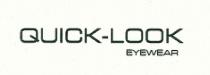 IL MARCHIO E COSTITUITO DA DICITURA QUICK-LOOK EYEWEAR COMPOSTO DALLA SCRITTA QUICK SPAZIATO DA UN TRATTINO E POI LA MARCHIO E COSTITUITO DA DICITURA QUICK-LOOK EYEWEAR COMPOSTO DALLA SCRITTA QUICK SPAZIATO DA UN TRATTINO E POI LA SCRITTA LOOK. LA SCRITTA EYEWEAR SI TROVA IN BASSO ALLINEATO SULLA DESTRA. IL MARCHIO E COSTITUITO DA DICITURA QUICK-LOOK EYEWEAR COMPOSTO DALLA SCRITTA QUICK SPAZIATO DA UN TRATTINO E POI LA