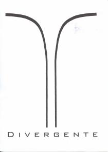 Marchio figurativo. Esso rappresenta due curve simmetriche rispetto l asse di simmetria verticale. Sotto le curve vi è la scritta DIVERGENTE Marchio figurativo. Esso rappresenta due curve simmetriche rispetto l asse di simmetria verticale. Sotto le curve vi è la scritta DIVERGENTE Marchio figurativo. Esso rappresenta due curve simmetriche rispetto l asse di simmetria verticale. Sotto le curve vi è la scritta DIVERGENTE