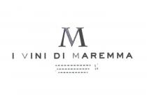 marchio consiste in una M con sotto la dicitura I VINI DI MAREMMA al di sotto della quale vi marchio consiste in una M con sotto la dicitura I VINI DI MAREMMA al di sotto della quale vi sono tre linee tratteggiate, formate le prime due da n 12 trattini e l ultima da n 11 trattini che simboleggiano le onde del mare. Il marchio consiste in una M con sotto la dicitura I VINI DI MAREMMA al di sotto della quale vi