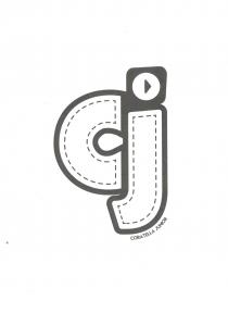 Coratella Junior - Coratella Junior figurativo E composto dalle iniziali CJ realizzate con un carattere di fantasia di tipo bold. Coratella Junior - Coratella Junior figurativo E composto dalle iniziali CJ realizzate con un carattere di fantasia di tipo bold. Le lettere sono svuotate all interno e riempite con un tratteggio che rappresenta una cucitura. puntino della J presenta al suo interno un triangolino che ricorda il tipico pulsante play. La J è posizionata leggermente più in basso rispetto alla C . Sotto la curva della J appare la scritta molto più piccola Coratella Junior . La scritta è tutta in maiuscolo e segue la curva della J. Coratella Junior - Coratella Junior figurativo E composto dalle iniziali CJ realizzate con un carattere di fantasia di tipo bold.