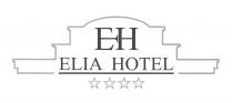 ELIA HOTEL Il logo [ formato dallo skyline della struttura dell-hotel, al centro vi sono le iniziali del EH ed al ELIA HOTEL logo [ formato dallo skyline della struttura dell-hotel, al centro vi sono le iniziali del EH ed al di sotto la scritta ELIA HOTEL, in fondo al stesso 4 stelle. ELIA HOTEL