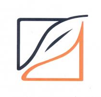 Due simil triangoli simmetrici. Il superiore di colore nero. L inferiore di colore arancione. Al centro un segmento. Uniti tra loro Due simtriangoli simmetrici. Il superiore di colore nero. L inferiore di colore arancione. Al centro un segmento. Uniti tra loro formano una foglia stilizzata. Due simil triangoli simmetrici. Il superiore di colore nero. L inferiore di colore arancione. Al centro un segmento. Uniti tra loro