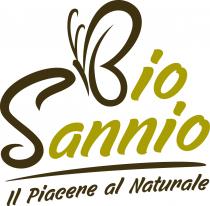 BIO SANNIO-scritta BIO al primo rigo e SANNIO al secondo rigo con la B a forma di farfalla appoggiata alla BIO SANNIO-scritta BIO al primo rigo e SANNIO al secondo rigo con la B a forma di farfalla appoggiata alla S a forma di ramo del secondo rigo, una linea irregolare sottostante con l estensione della frase piacere al naturale BIO SANNIO-scritta BIO al primo rigo e SANNIO al secondo rigo con la B a forma di farfalla appoggiata alla