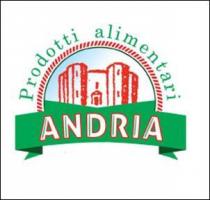 marchio consiste nella dicitura PRODOTTI ALIMENTARI ANDRIA, di cui la dicitura PRODOTTI ALIMENTARI è in caratteri di stampa Il marchio consiste nella dicitura PRODOTTI ALIMENTARI ANDRIA, di cui la dicitura PRODOTTI ALIMENTARI è in caratteri di stampa di colore verde, mentre la parola ANDRIA è in caratteri stampatello maiuscoli di colore bianco con bordo di colore rosso; all interno di ciascuna delle lettere della parola ANDRIA vi è una striscia verticale di colore verde. La dicitura PRODOTTI ALIMENTARI è impressa su di un semicerchio avente il bordo di colore verde ed attorniato da tratti di colore rosso similari ad una raggiera. All interno del suddetto semicerchio è riprodotta l immagine di un castello con torri ottagonali avente il profilo di colore rosso su fondo di colore bianco che sfuma nel celeste. Inferiormente al semicerchio vi è un nastro di colore verde dalle estremità ripiegate, sul quale è impressa la parola ANDRIA .